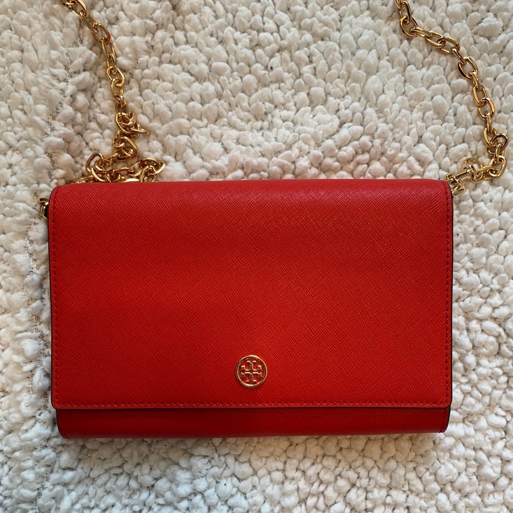 Tory Burch Robinson Chain Wallet